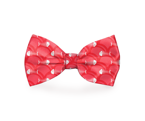 Fish Bone Designed Bow Tie