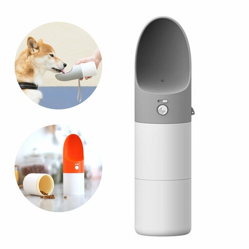 Portable Travel Dog Water Dispenser With Storage