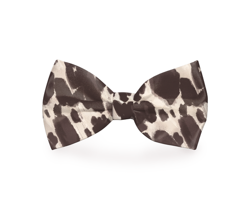 Cow Print Design Bow Tie