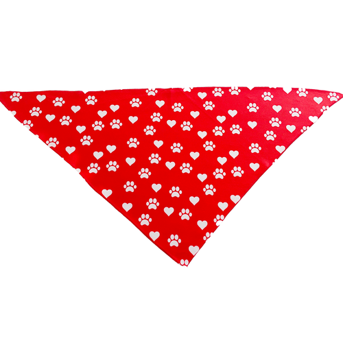 Valentines Themed Tie On Dog Bandana