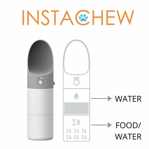 Portable Travel Dog Water Dispenser With Storage