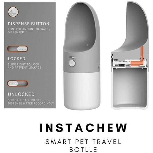 Portable Travel Dog Water Dispenser With Storage