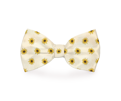 Sunflower Design Bow Tie