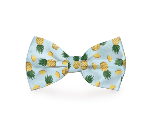 Tropical Pineapple Design Bow Tie